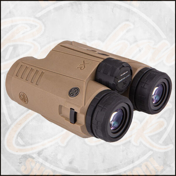 SIG Sauer branded Camo binoculars tan color